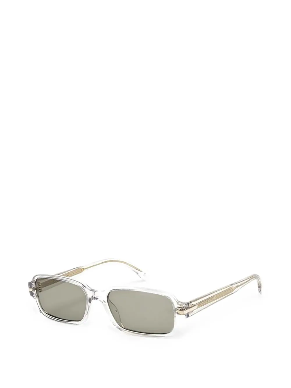 Victoria Beckham Eyewear Zonnebril met rechthoekig montuur Wit