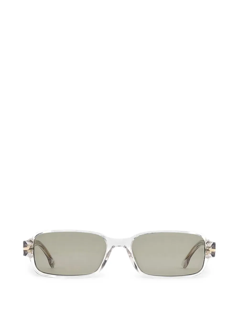 Victoria Beckham Eyewear rectangle-frame sunglasses - Weiß
