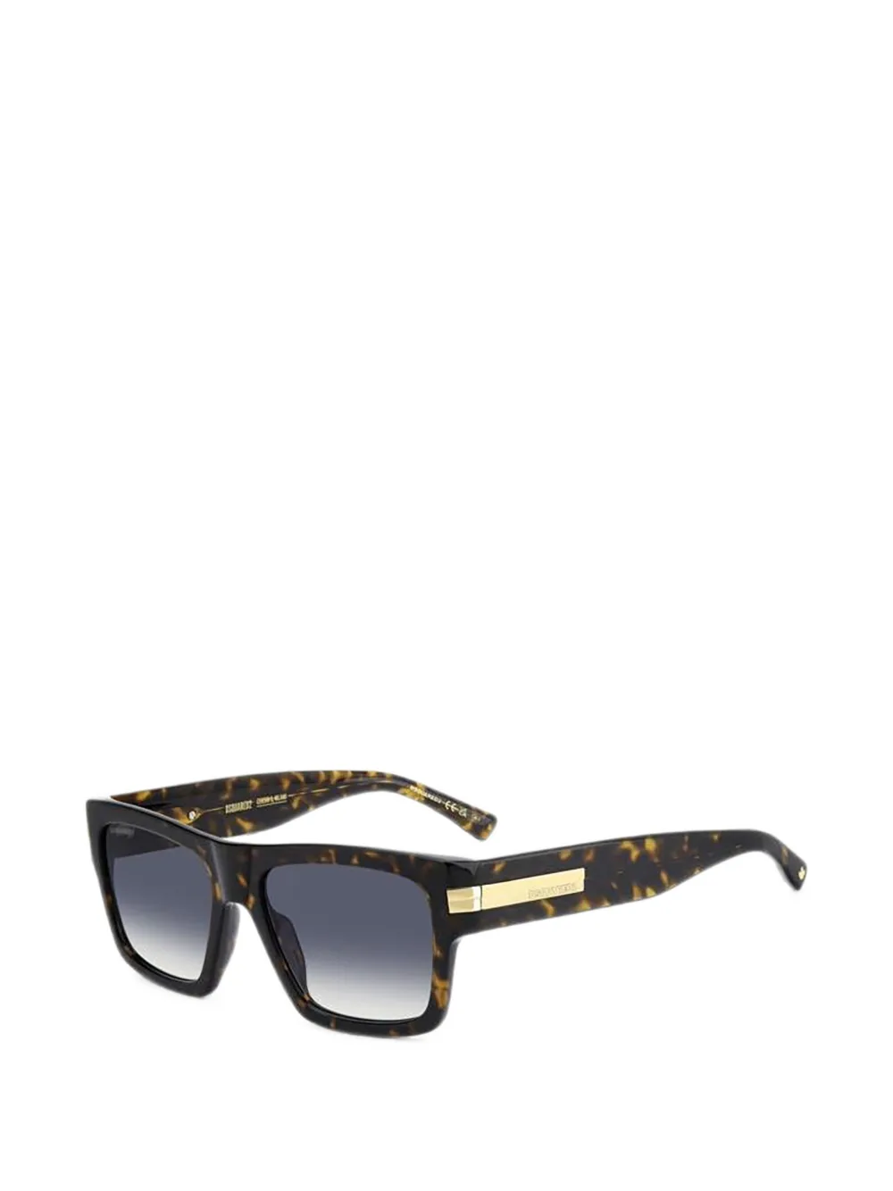 DSQUARED2 EYEWEAR Zonnebril met vierkant montuur Bruin