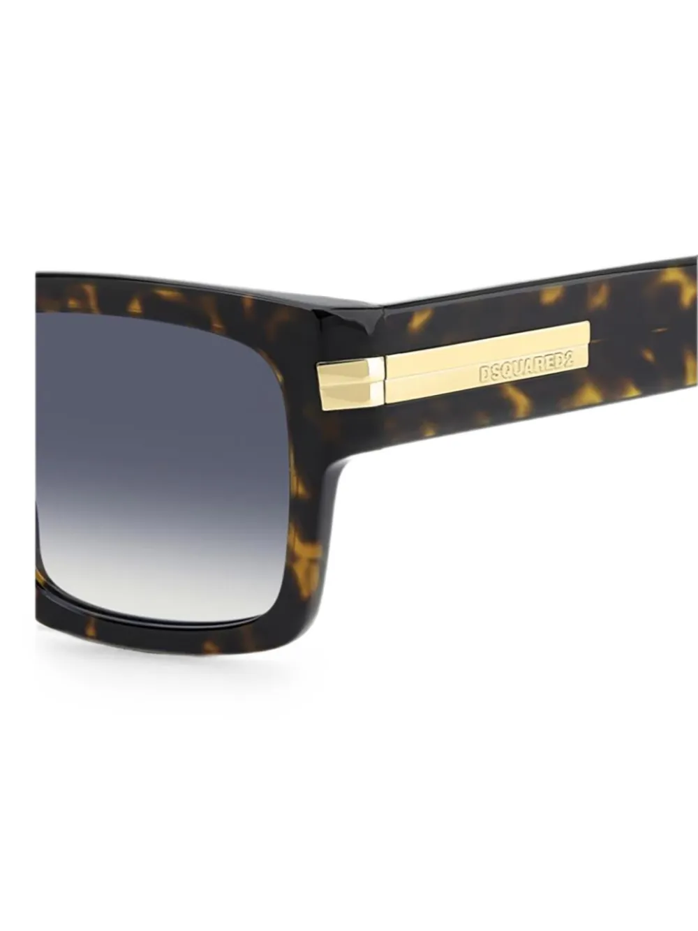 DSQUARED2 EYEWEAR Zonnebril met vierkant montuur Bruin