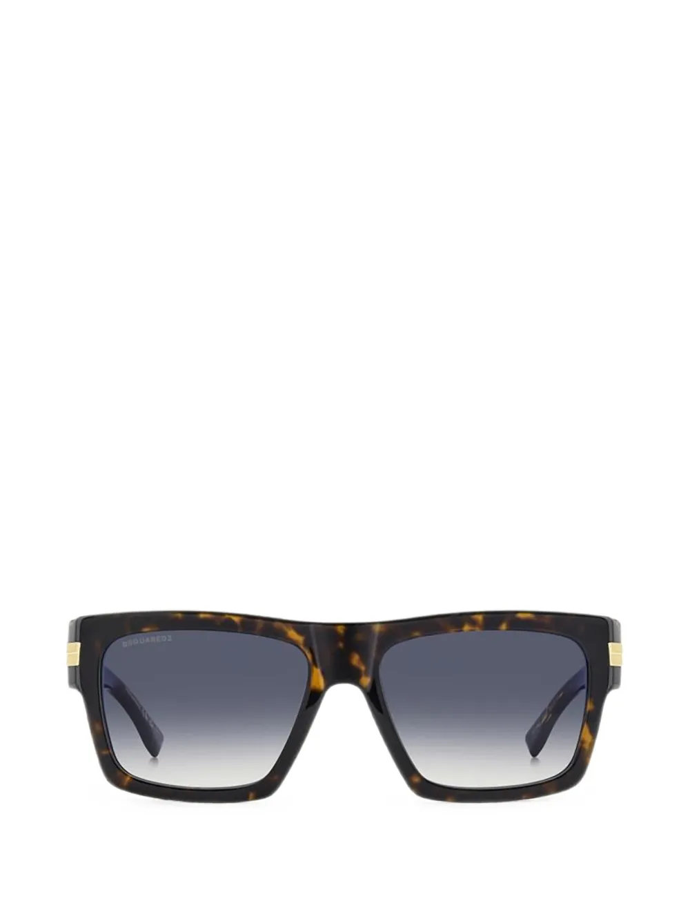 Dsquared2 Tortoiseshell-effect Square-frame Sunglasses In Brown