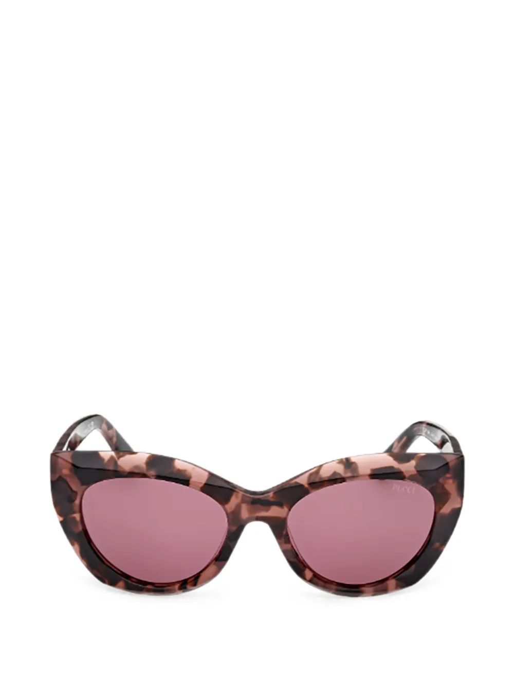 Pucci Tortoiseshell-effect Cat-eye Sunglasses In Brown