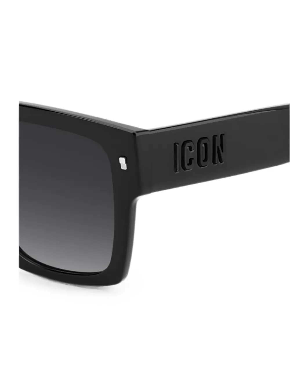 DSQUARED2 EYEWEAR ICONique zonnebril met vierkant montuur Zwart