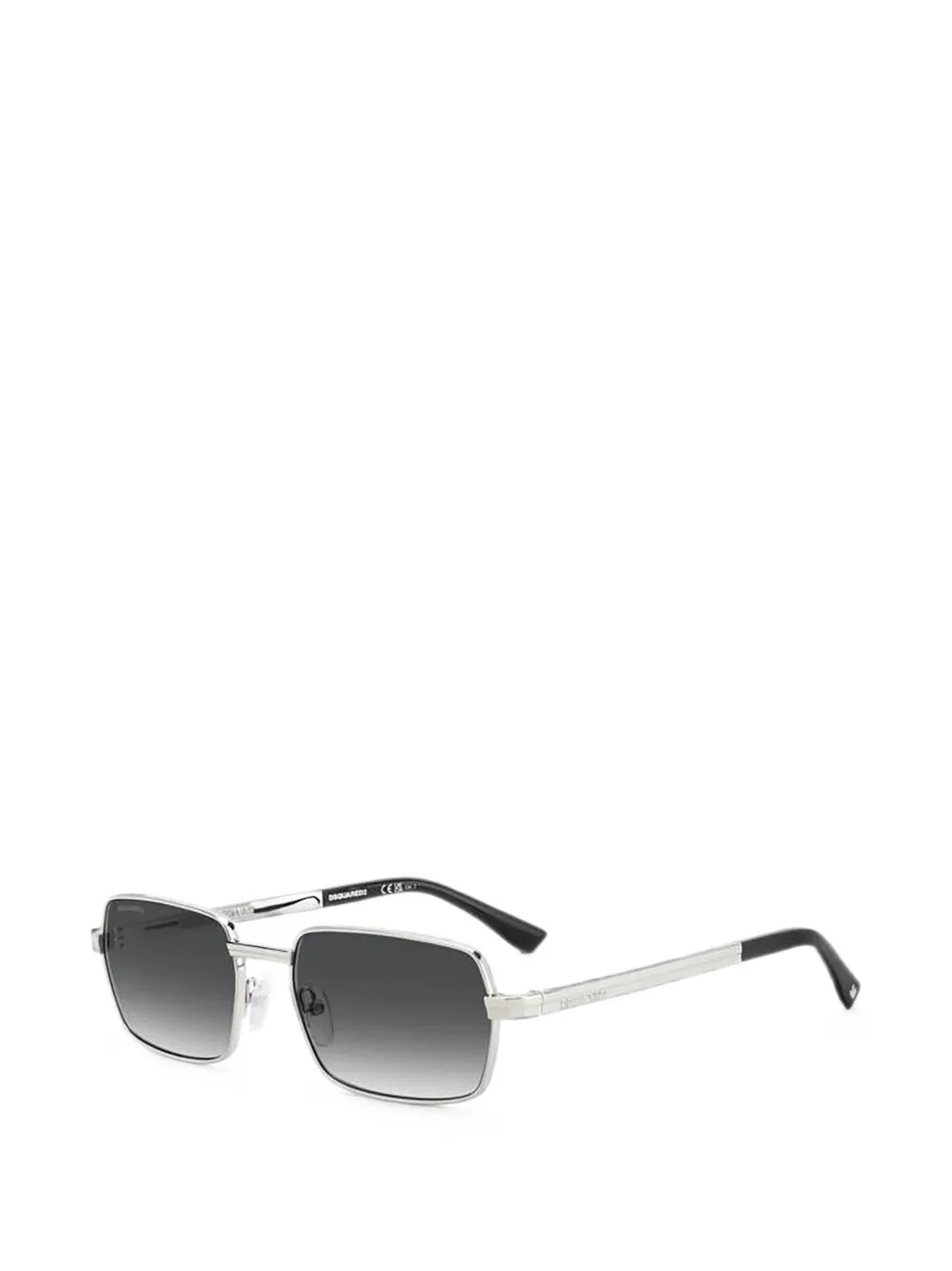 DSQUARED2 EYEWEAR Zonnebril met rechthoekig montuur Zilver