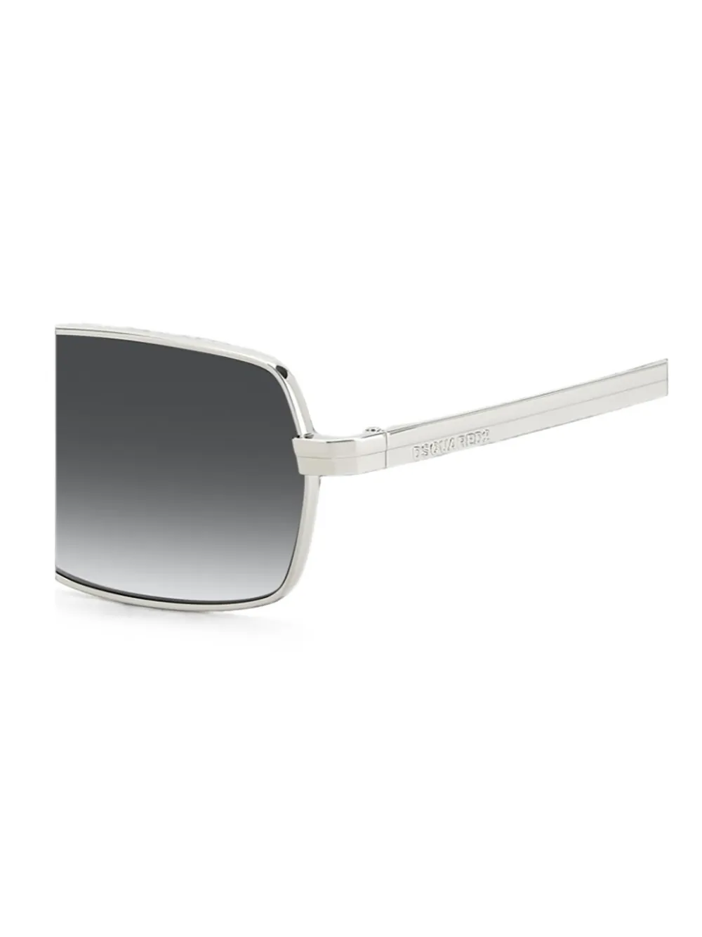 DSQUARED2 EYEWEAR Zonnebril met rechthoekig montuur Zilver