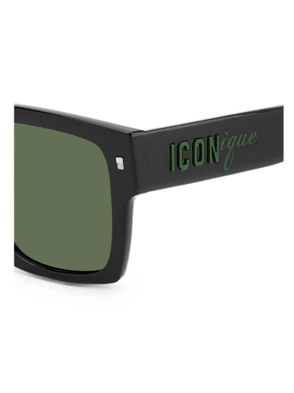 DSQUARED2 EYEWEAR Iconique zonnebril met vierkant montuur Zwart