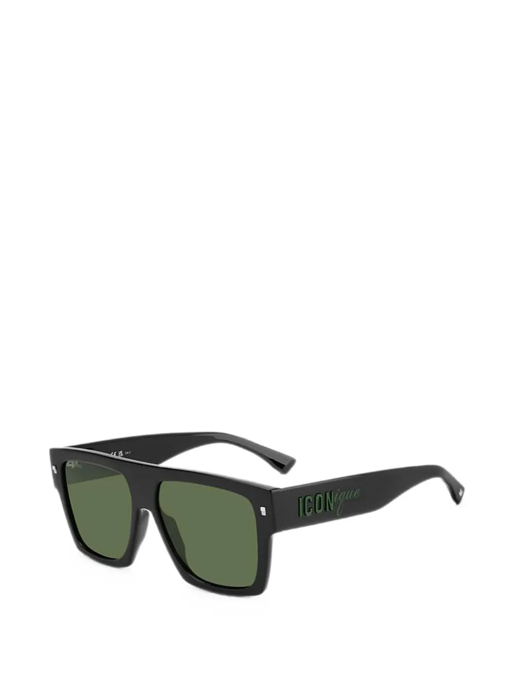 DSQUARED2 EYEWEAR Iconique zonnebril met vierkant montuur Zwart