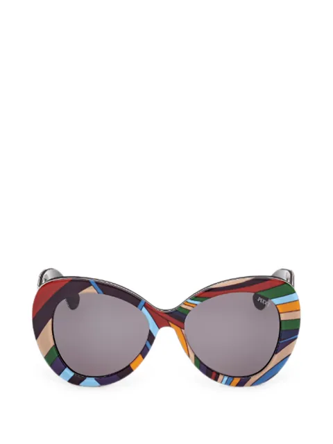PUCCI abstract-print cat-eye sunglasses
