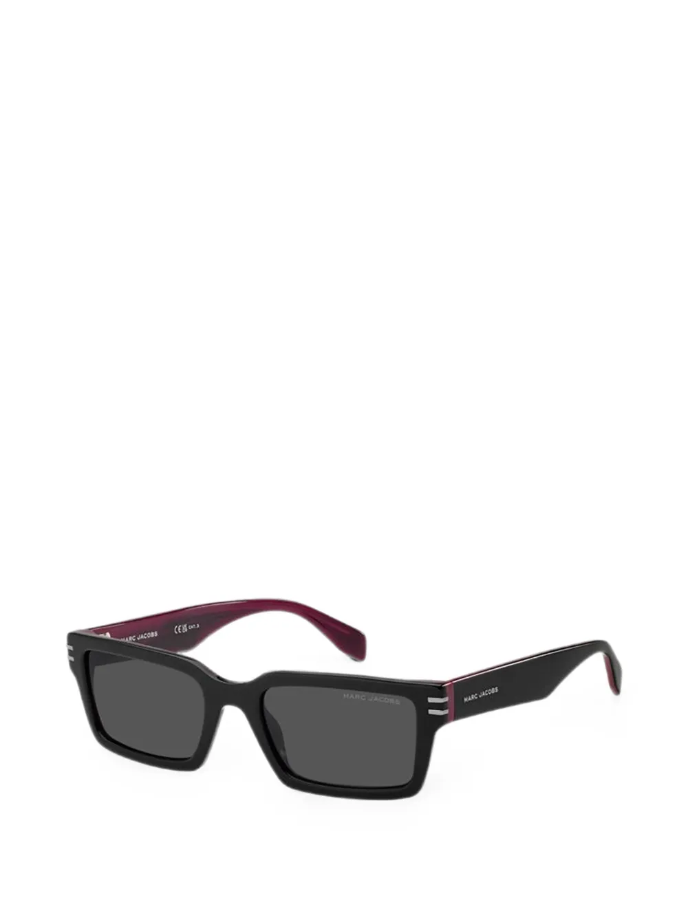 Marc Jacobs Eyewear Zonnebril met rechthoekig montuur Zwart