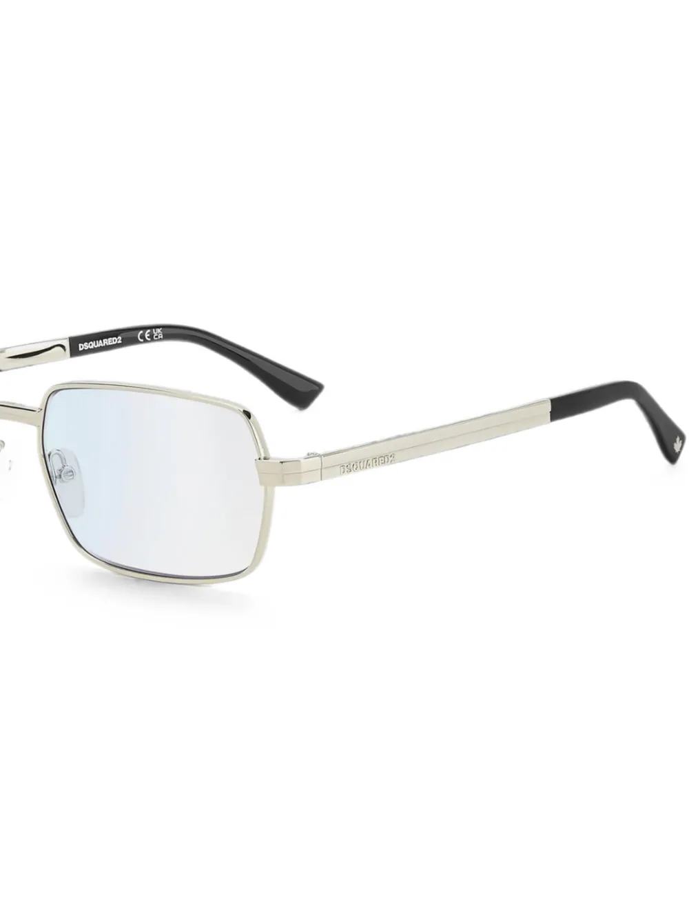 DSQUARED2 EYEWEAR Bril met rechthoekig montuur Zilver