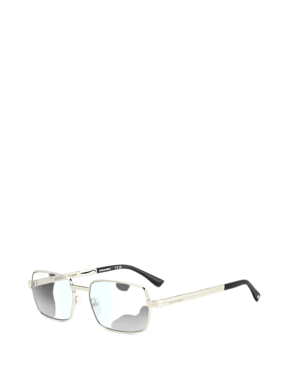 DSQUARED2 EYEWEAR Bril met rechthoekig montuur Zilver