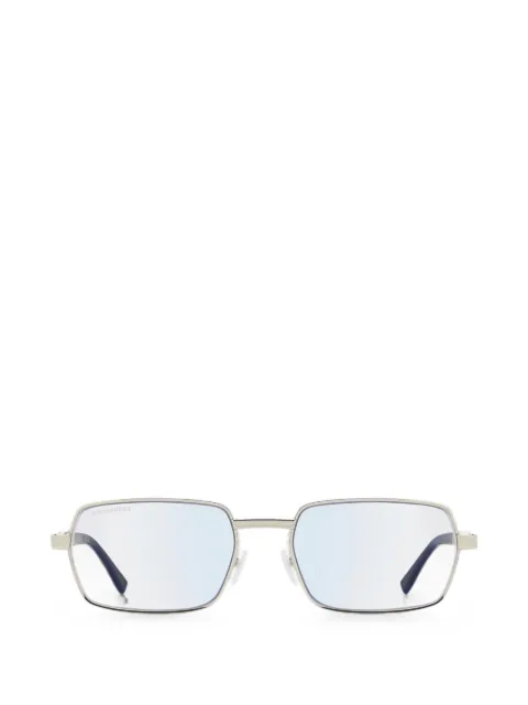 DSQUARED2 EYEWEAR logo-engraved rectangle-frame glasses