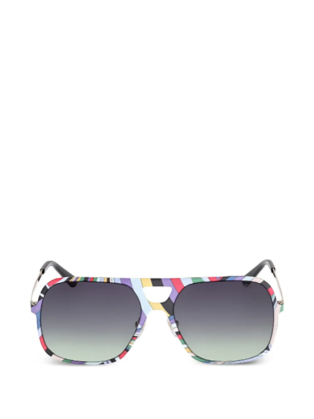 PUCCI geometric-frame sunglasses - Nero