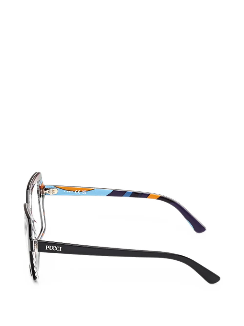 PUCCI Bril met vierkant montuur Zwart