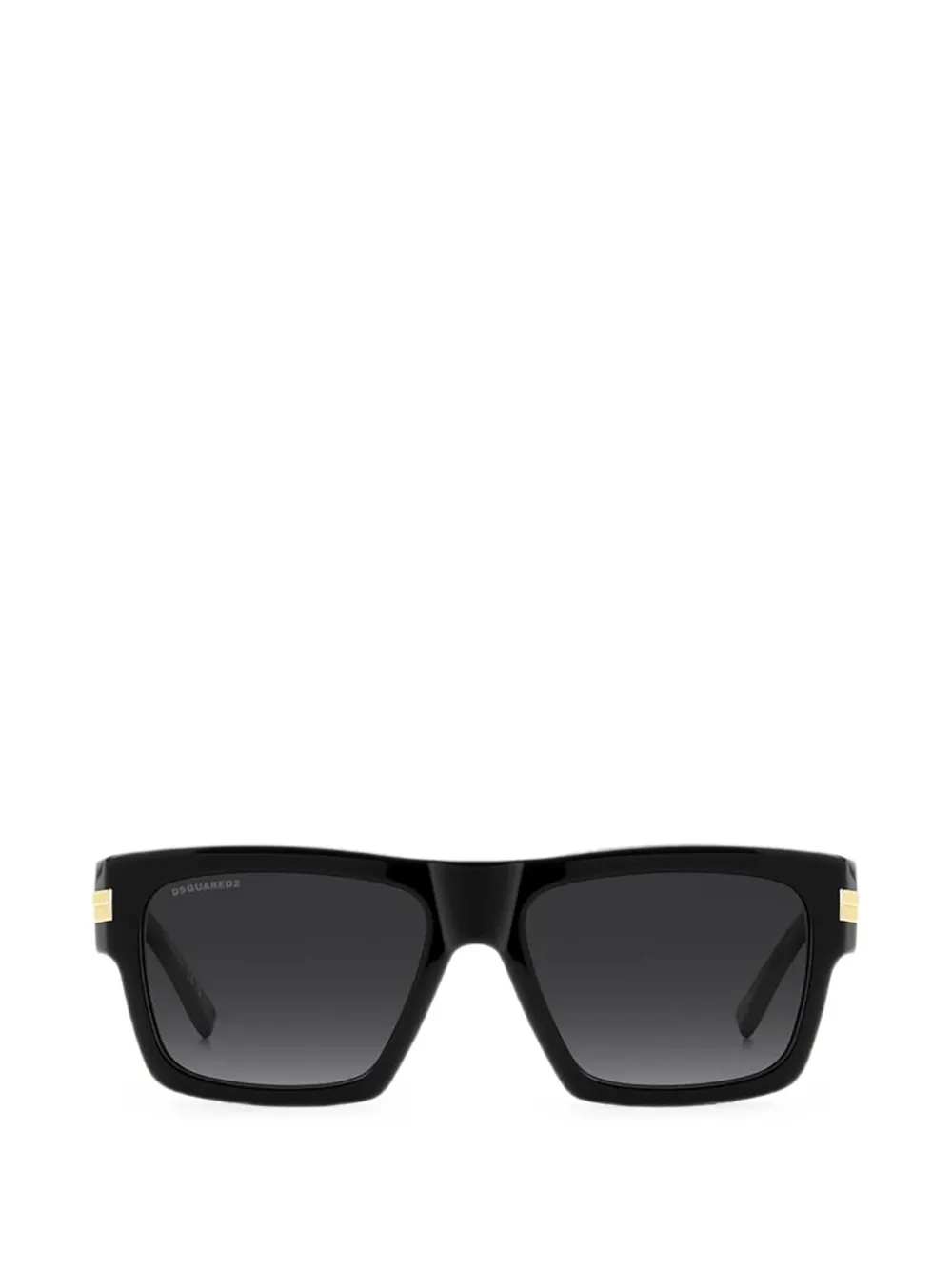 Dsquared2 Logo-plaque Square-frame Sunglasses In Black
