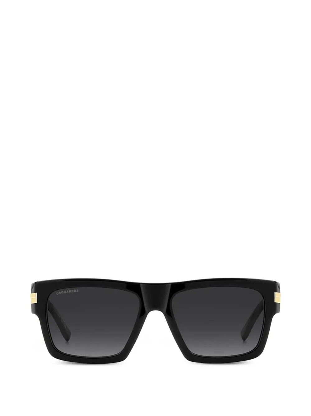 DSQUARED2 EYEWEAR logo-plaque square-frame sunglasses - Nero