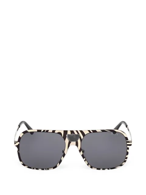 PUCCI zebra-print pilot sunglasses