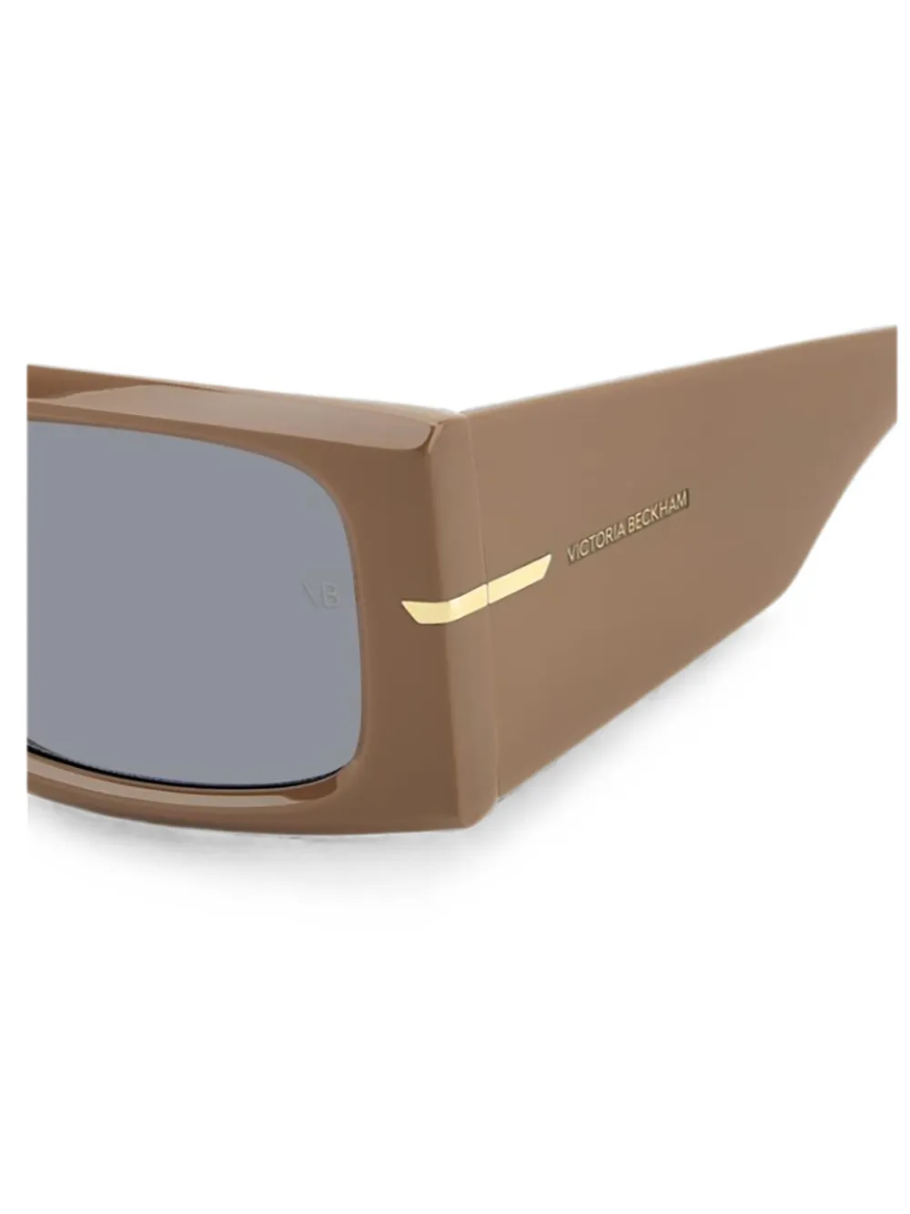 Victoria Beckham Eyewear Zonnebril met rechthoekig montuur Bruin