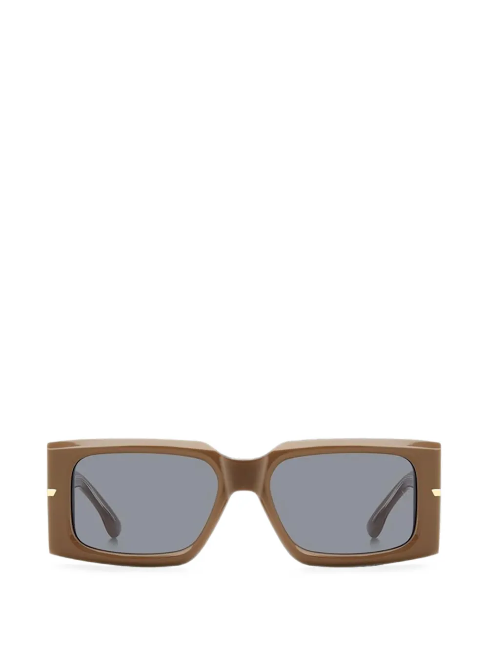 Victoria Beckham Eyewear rectangle-frame sunglasses - Braun