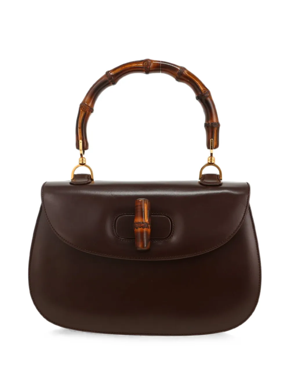 Gucci Pre-Owned 1990s Bamboo top-handle shoulder bag - Marrone
