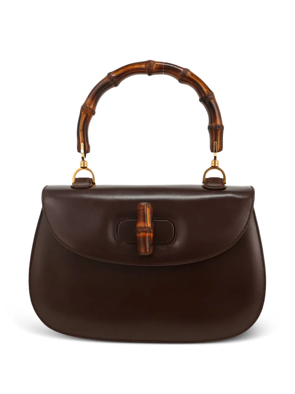 Gucci Pre-Owned 1990s Bamboo top-handle shoulder bag - Marrone