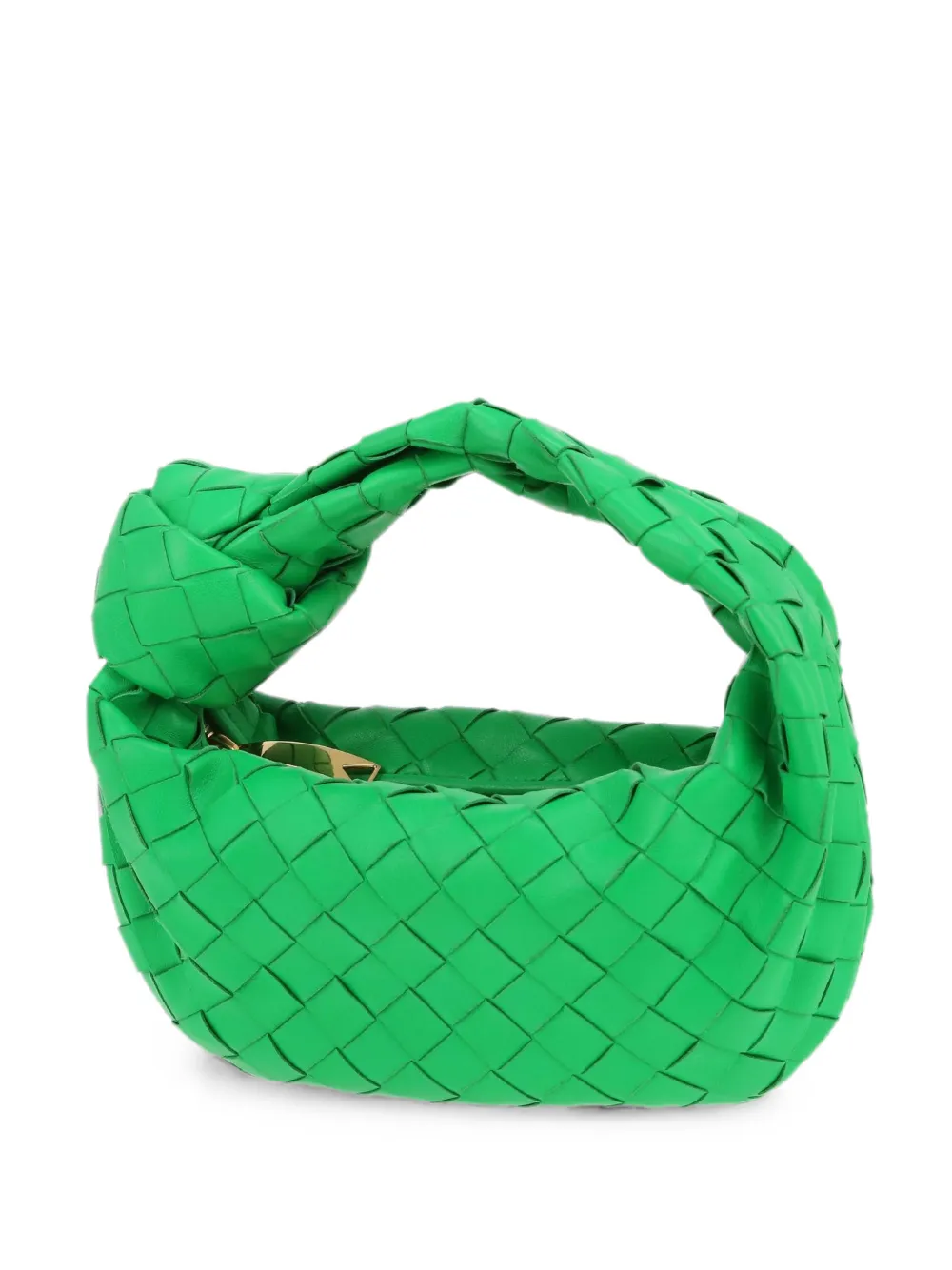 Bottega Veneta Pre-Owned 2020s Mini Jodie Intrecciato handbag - Verde