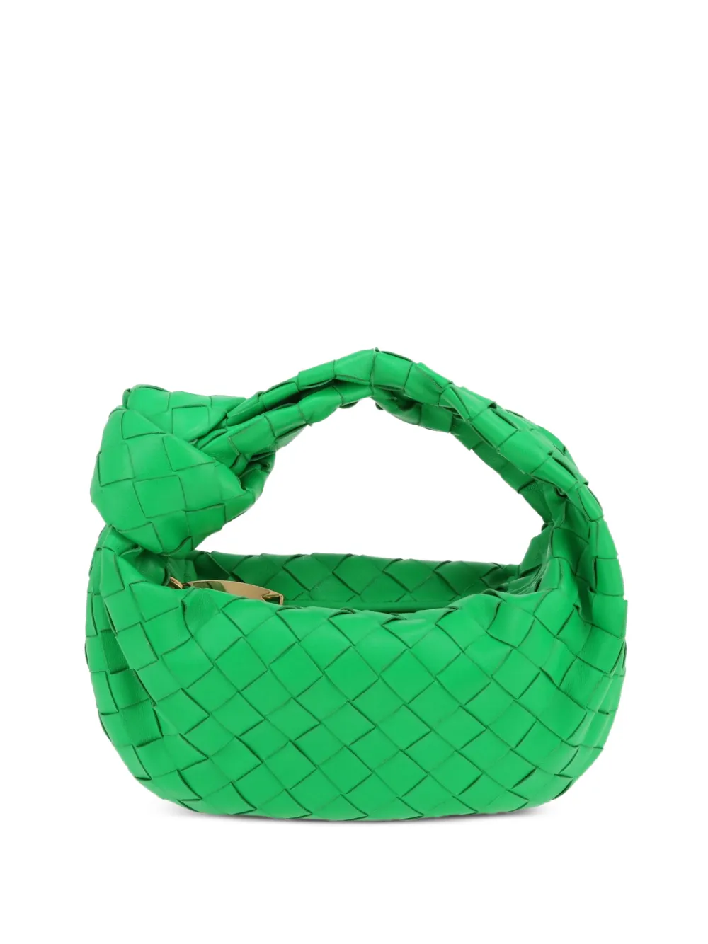 Bottega Veneta Pre-Owned 2020s Mini Jodie Intrecciato handbag - Grün