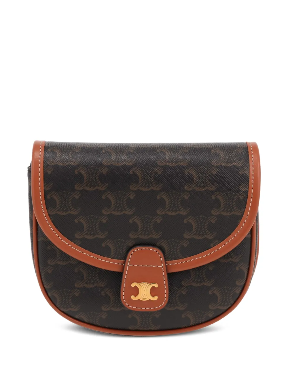 Celine Pre-Owned 2020s Folco shoulder bag - Brown