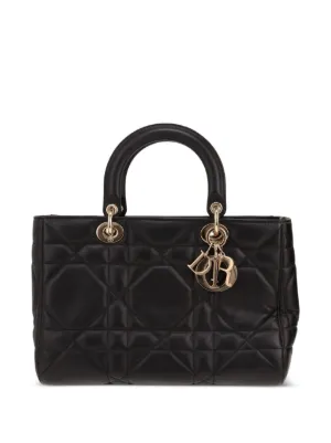 Christian Dior Pre-Owned 2020s Lady Dior Mini Bag | Green | FARFETCH