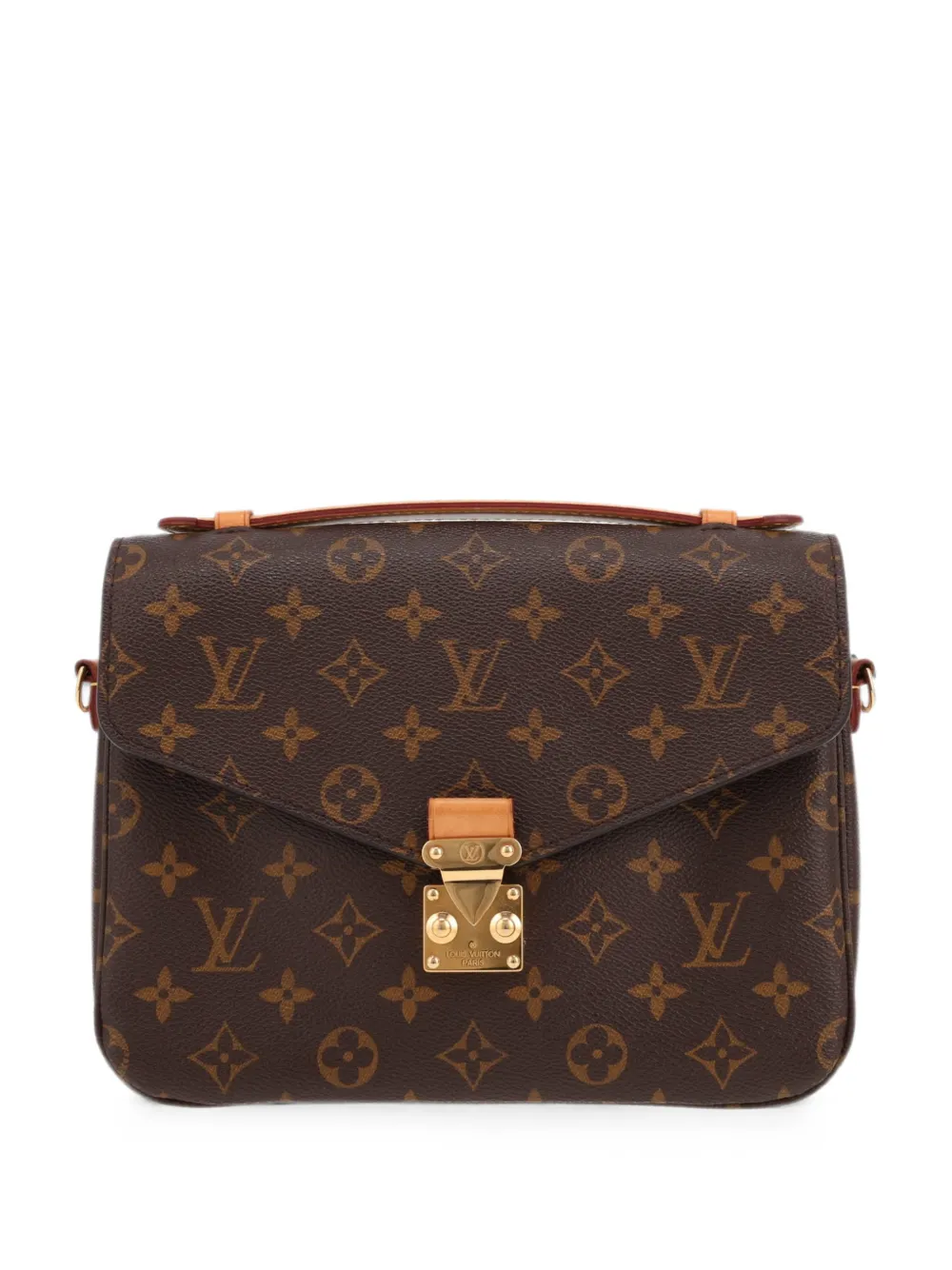 Louis Vuitton Pre-Owned 2015 Pochette Metis two-way handbag - Braun