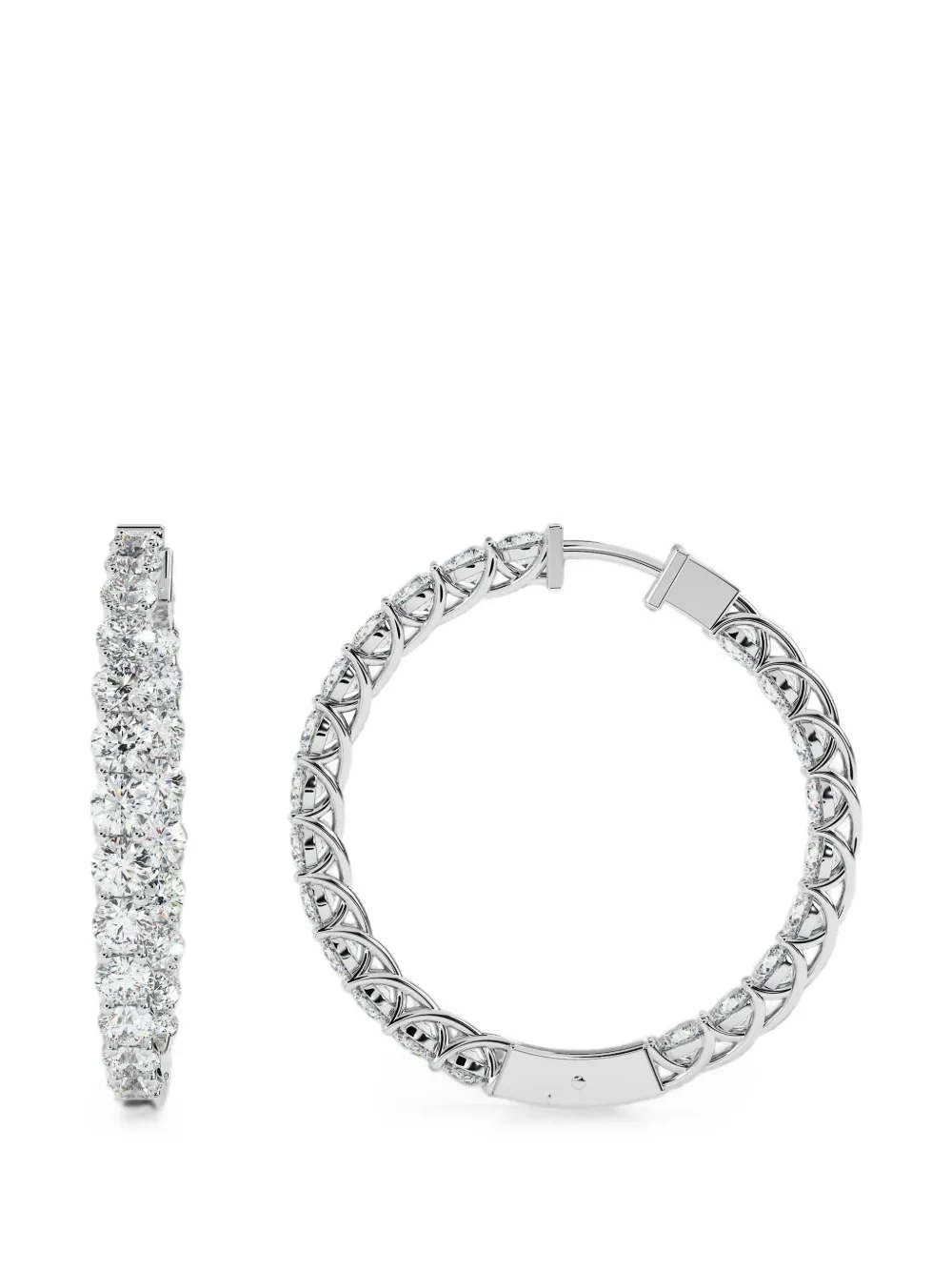 Diamond Essentials lab-grown diamond earrings - Argento