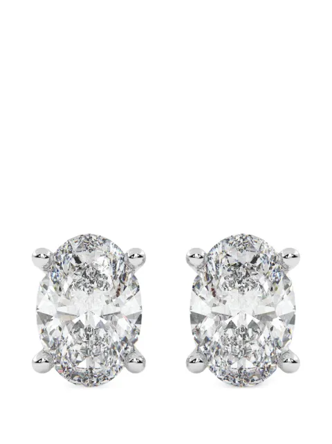 Diamond Essentials aretes con apliques de diamantes