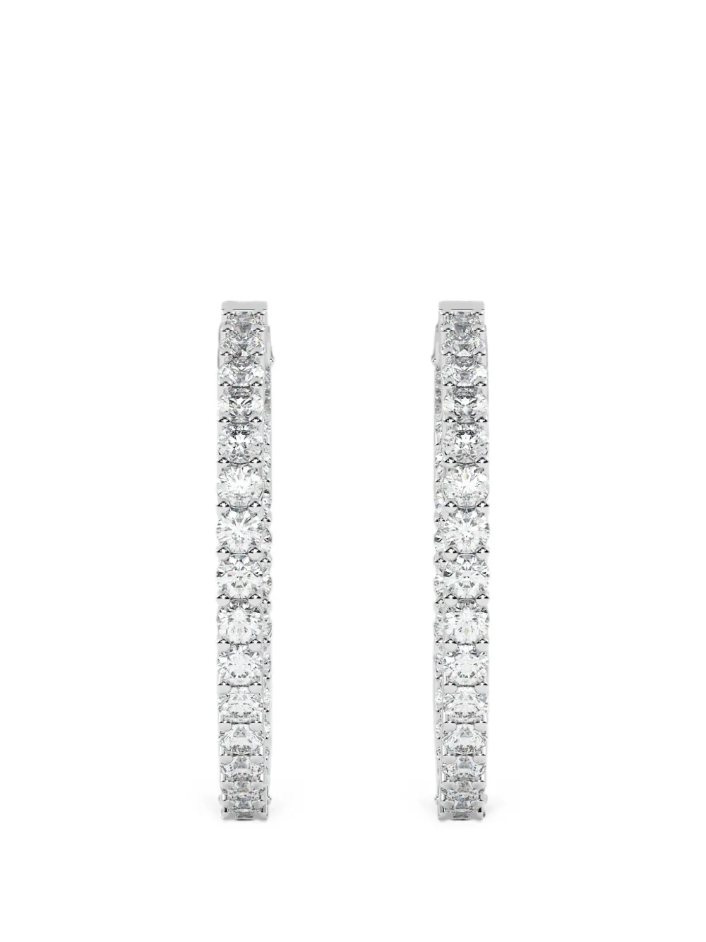 Diamond Essentials laboratory-grown diamond earrings - Argento