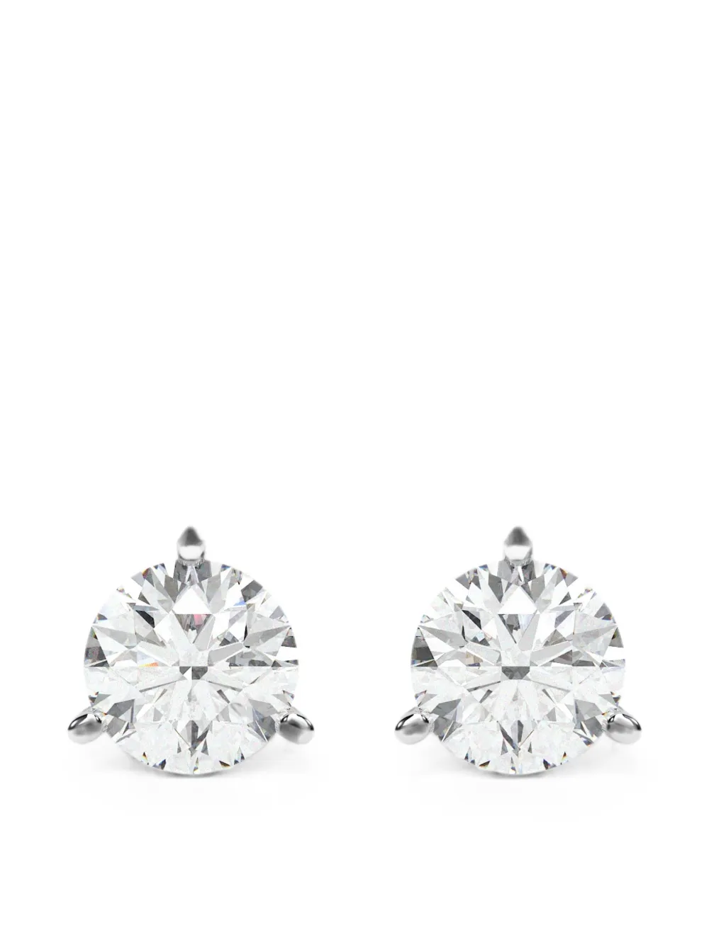 Diamond Essentials diamond solitaire earrings - Argento
