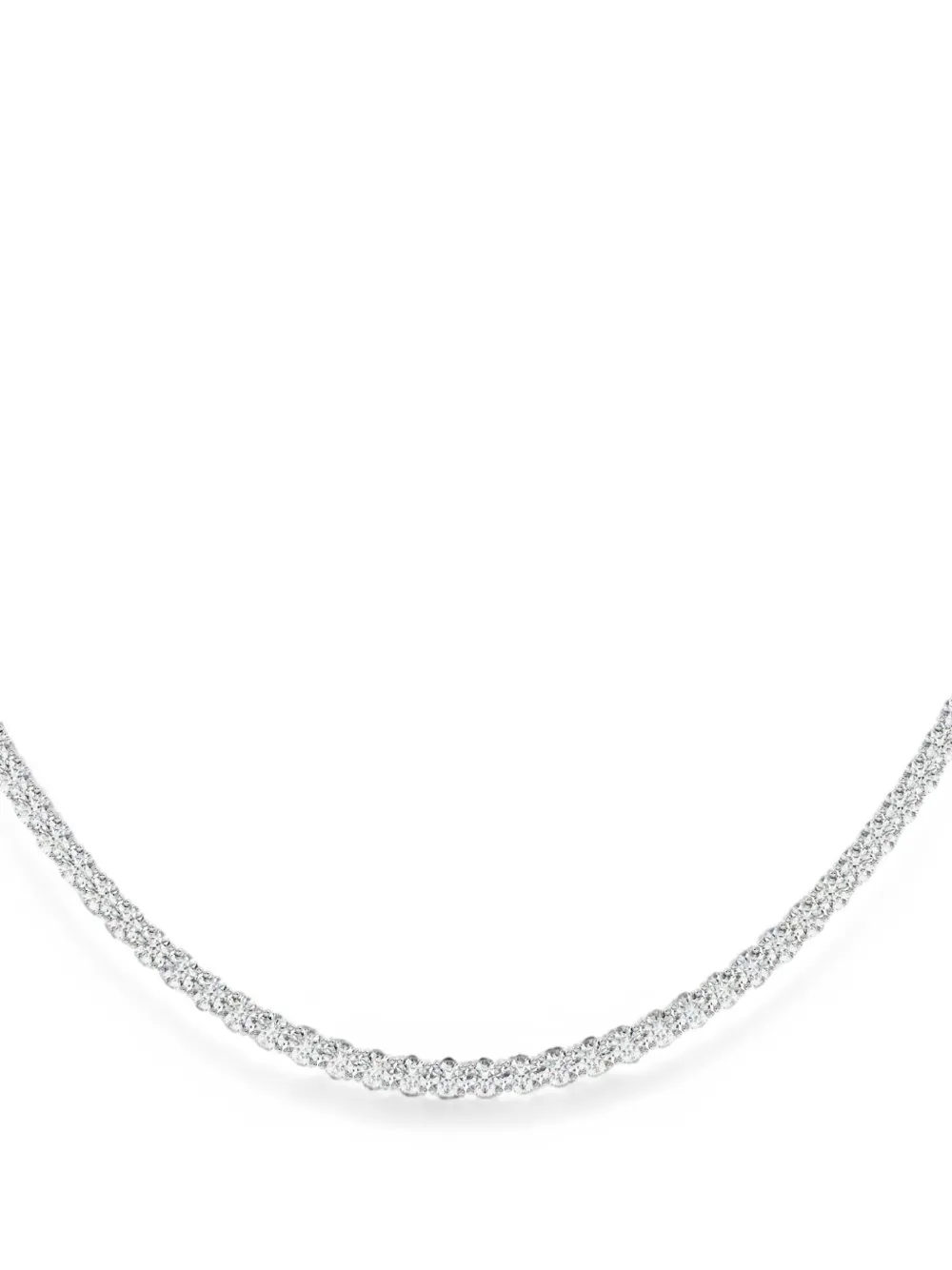 Diamond Essentials diamond tennis necklace - Silber