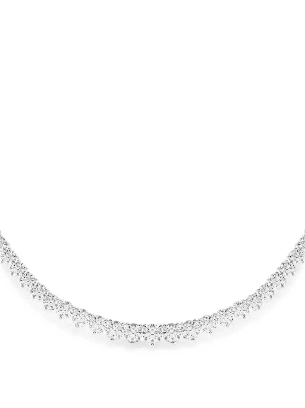 Diamond Essentials laboratory-grown diamond necklace - Silber
