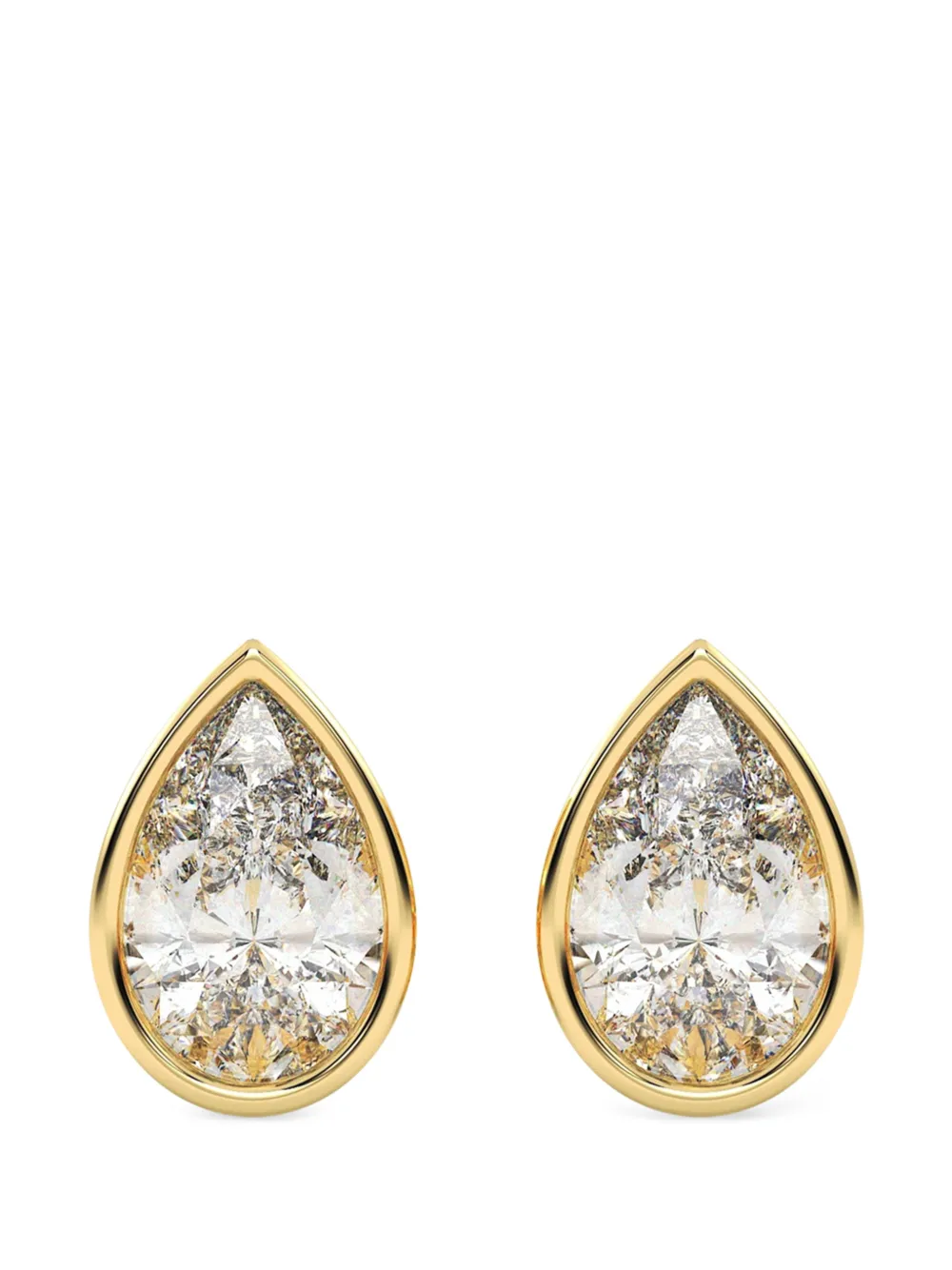Diamond Essentials diamond solitaire earrings - Oro