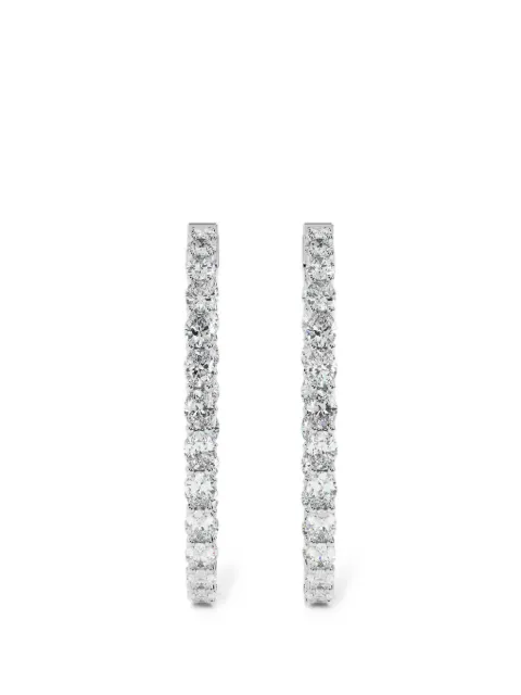 Diamond Essentials diamond hoop earrings