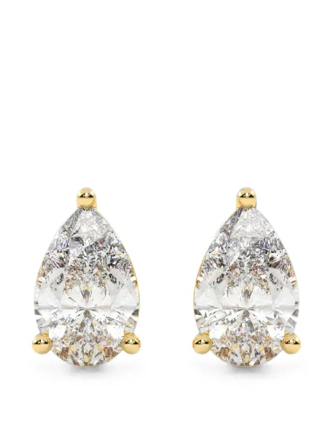 Diamond Essentials pear-cut diamond earrings