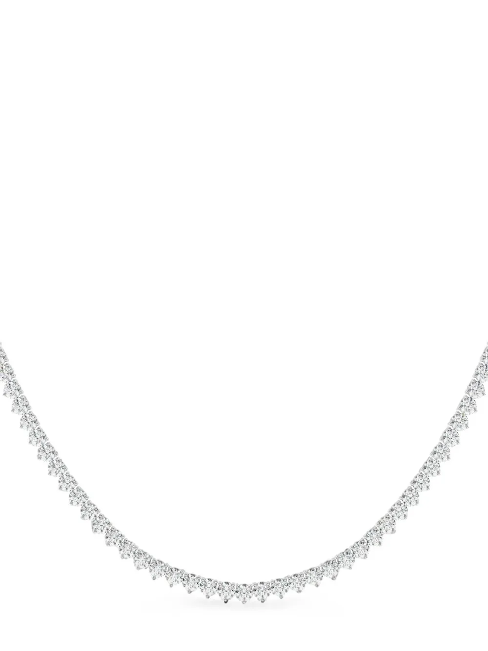 Diamond Essentials diamond tennis necklace - Argento