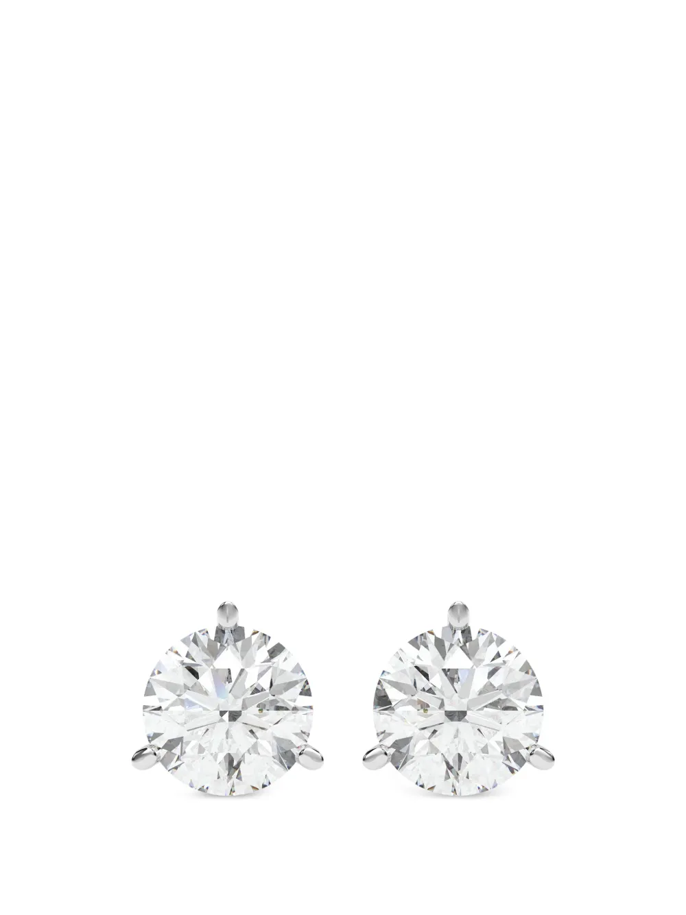 Diamond Essentials diamond-solitaire earrings - Argento