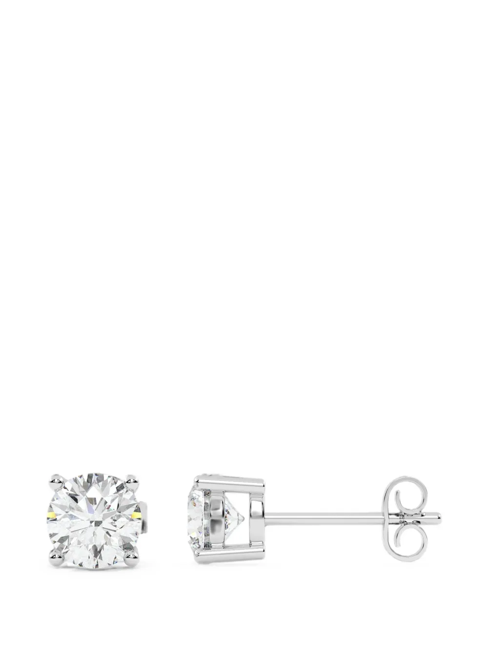 Diamond Essentials diamond-solitaire earrings - Argento