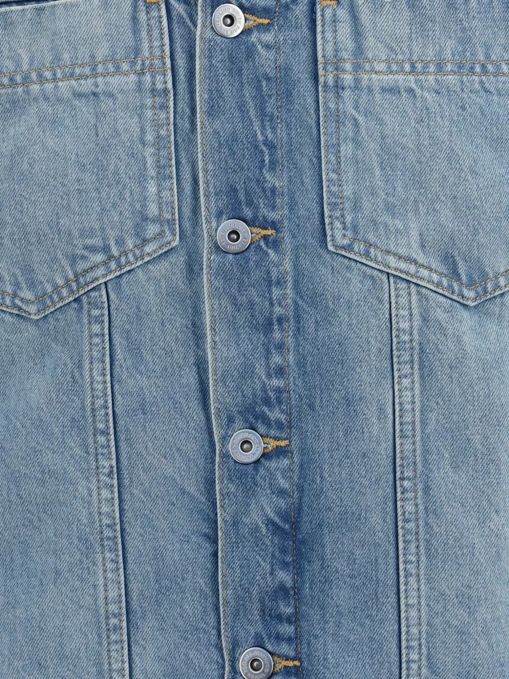 7 For All Mankind Ruimvallend denim jack Blauw