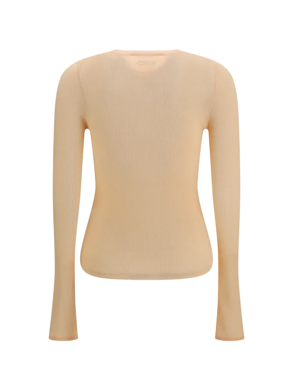 Chloé Ribgebreide trui Beige