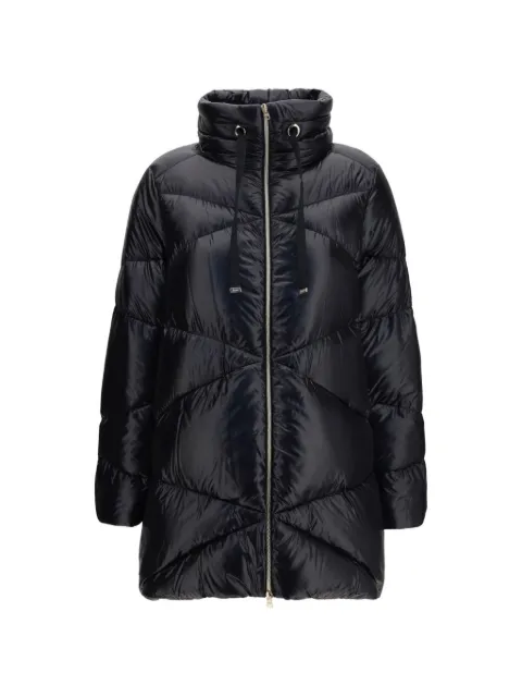 Herno quilted drawstring-hood jacket