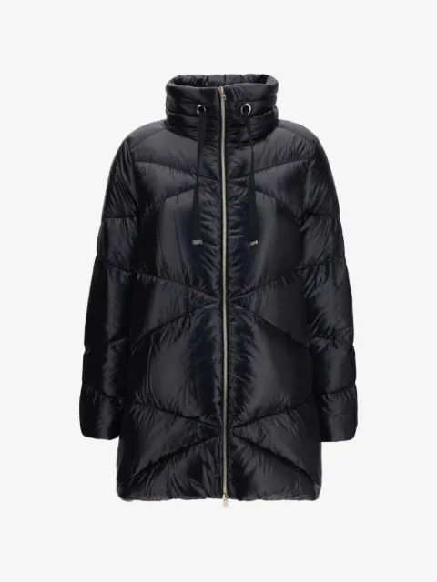 Herno quilted drawstring-hood jacket