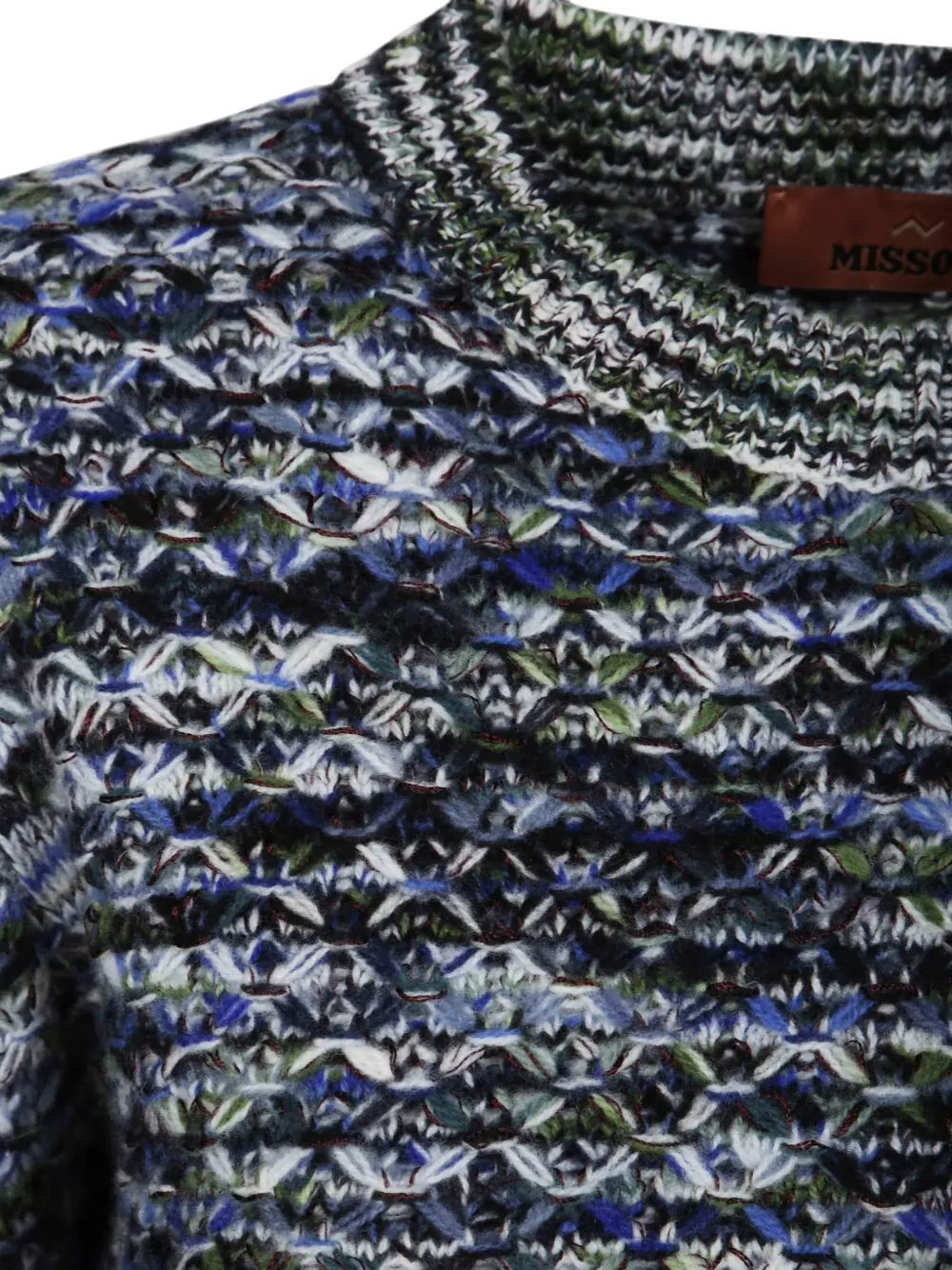 Missoni Trui met textuur Blauw