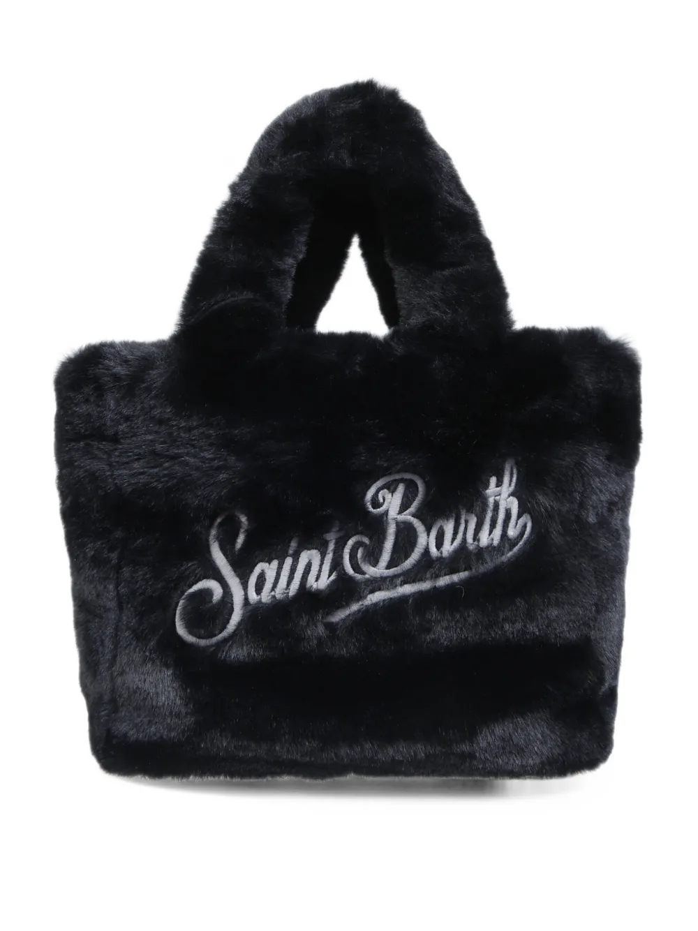 MC2 Saint Barth mini Vanity faux-fur tote bag Zwart