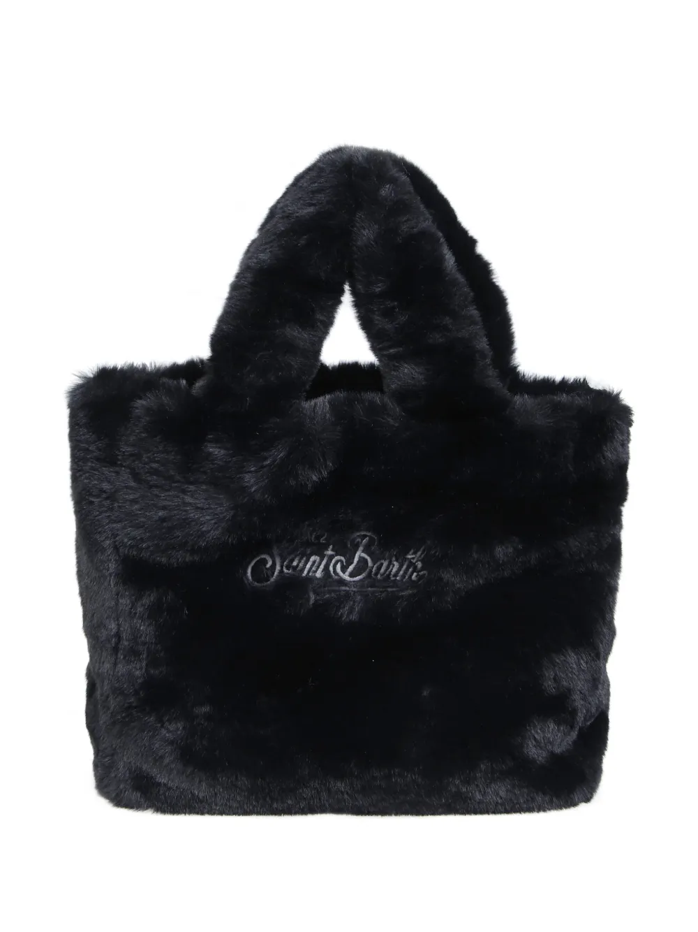 MC2 Saint Barth mini Vanity faux-fur tote bag Zwart