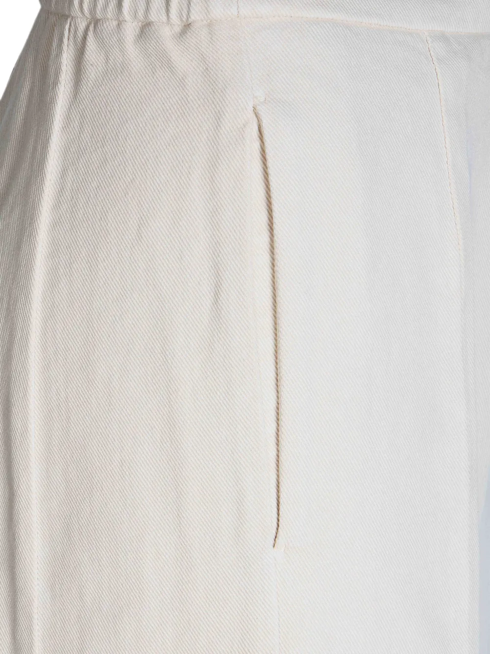 Forte Broek met knoopsluiting Beige